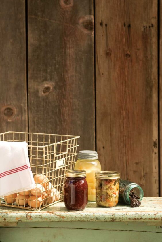Sell your best homemade jams, dried fruits and pickled vegetables at the farmers' market. It's a great way to make money and meet your neighbors.